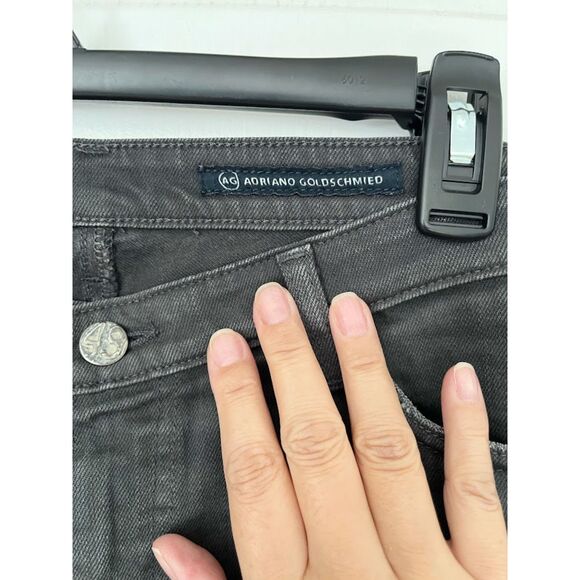 AG Adriano Goldschmied Premiere Skinny Straight Distressed Pocket Jeans - Picture 11 of 13